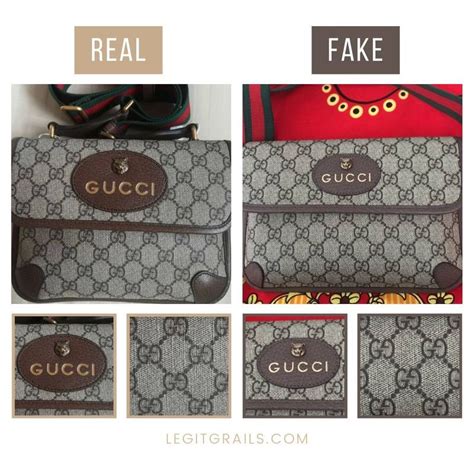 gucci real and fake|how to detect gucci bag.